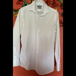 Geoffrey Beene Men’s long Sleeve White Men’s Shirts